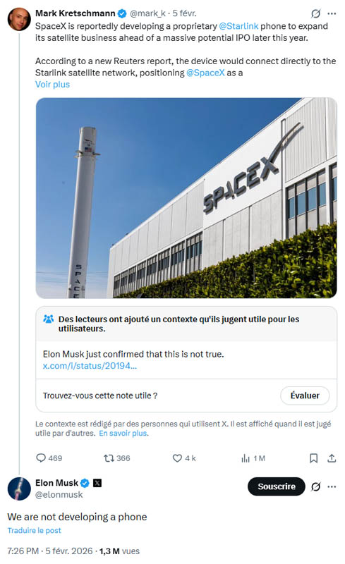 tweet elon musk phone not developped